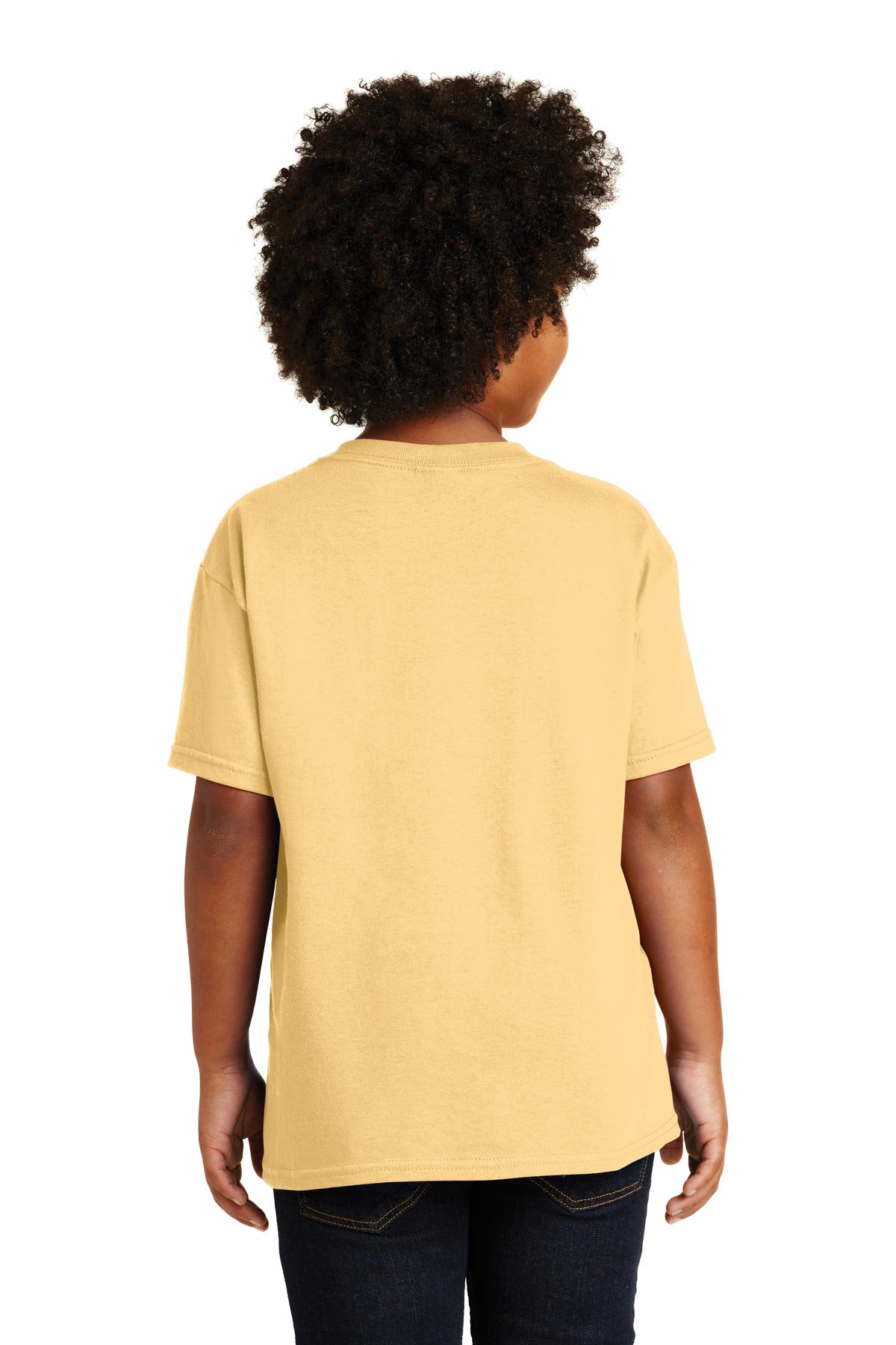 Gildan® - Youth Heavy Cotton™ 100% Cotton T-Shirt. 5000B [Yellow Haze] - DFW Impression