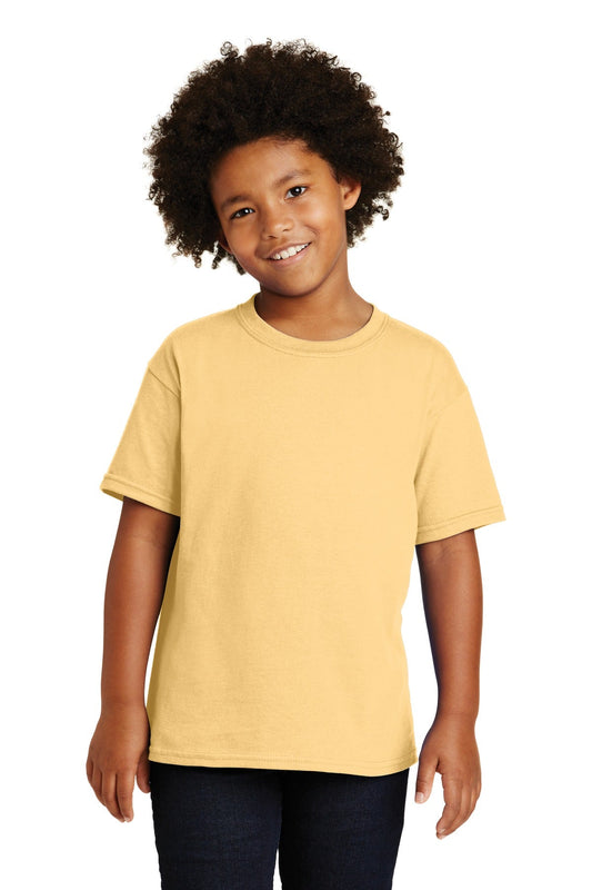 Gildan® - Youth Heavy Cotton™ 100% Cotton T-Shirt. 5000B [Yellow Haze] - DFW Impression