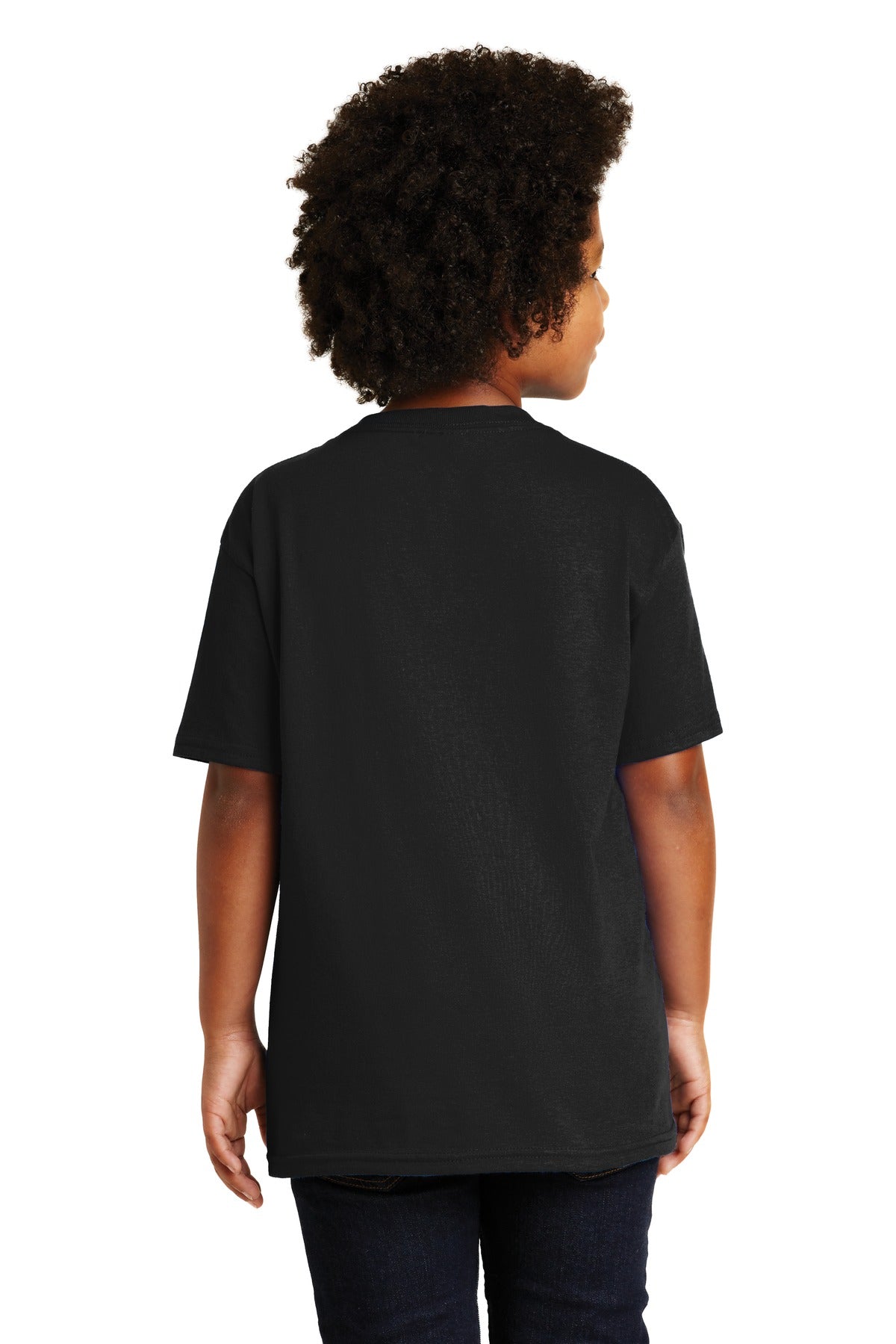 Gildan® - Youth Ultra Cotton®100% US Cotton T-Shirt. 2000B [Black] - DFW Impression