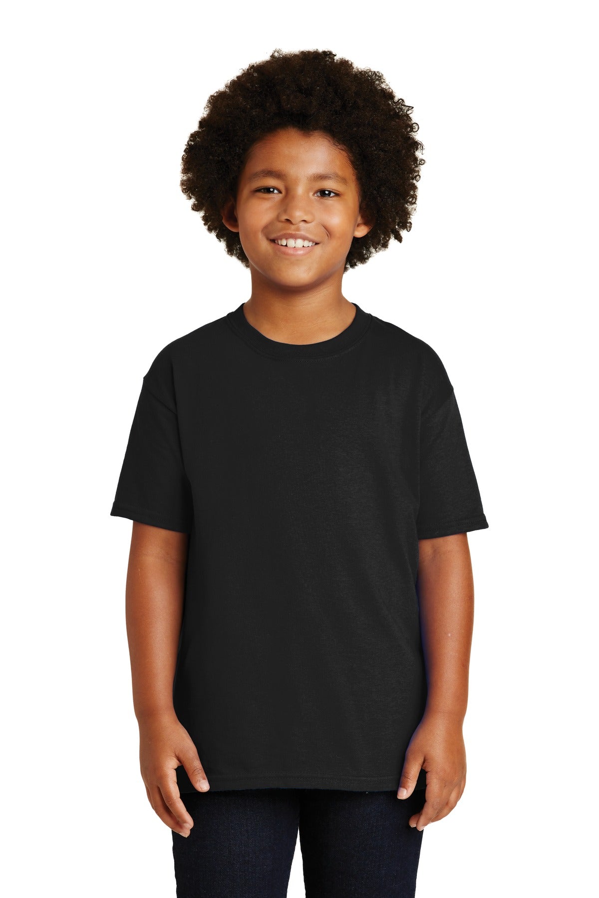 Gildan® - Youth Ultra Cotton®100% US Cotton T-Shirt. 2000B [Black] - DFW Impression