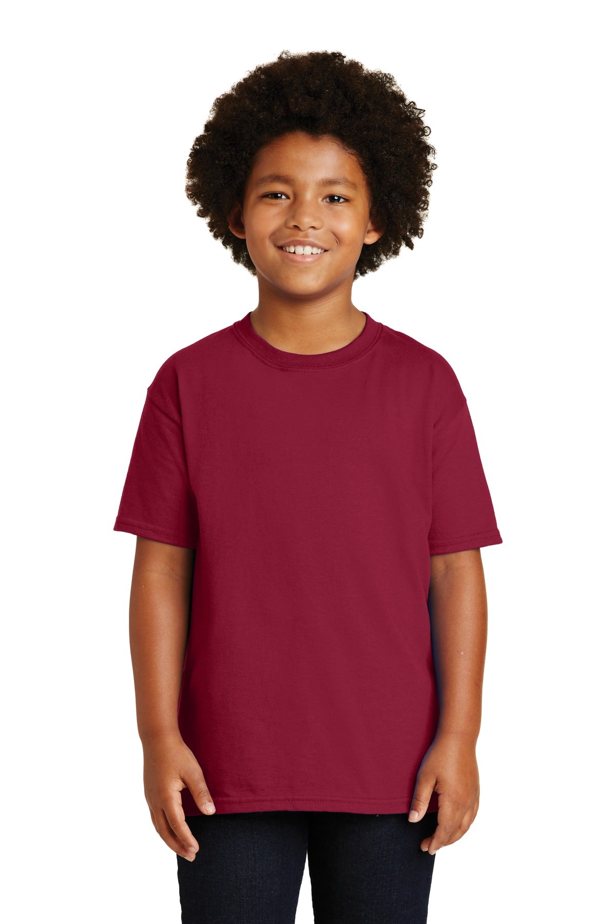 Gildan® - Youth Ultra Cotton®100% US Cotton T-Shirt. 2000B [Cardinal Red] - DFW Impression