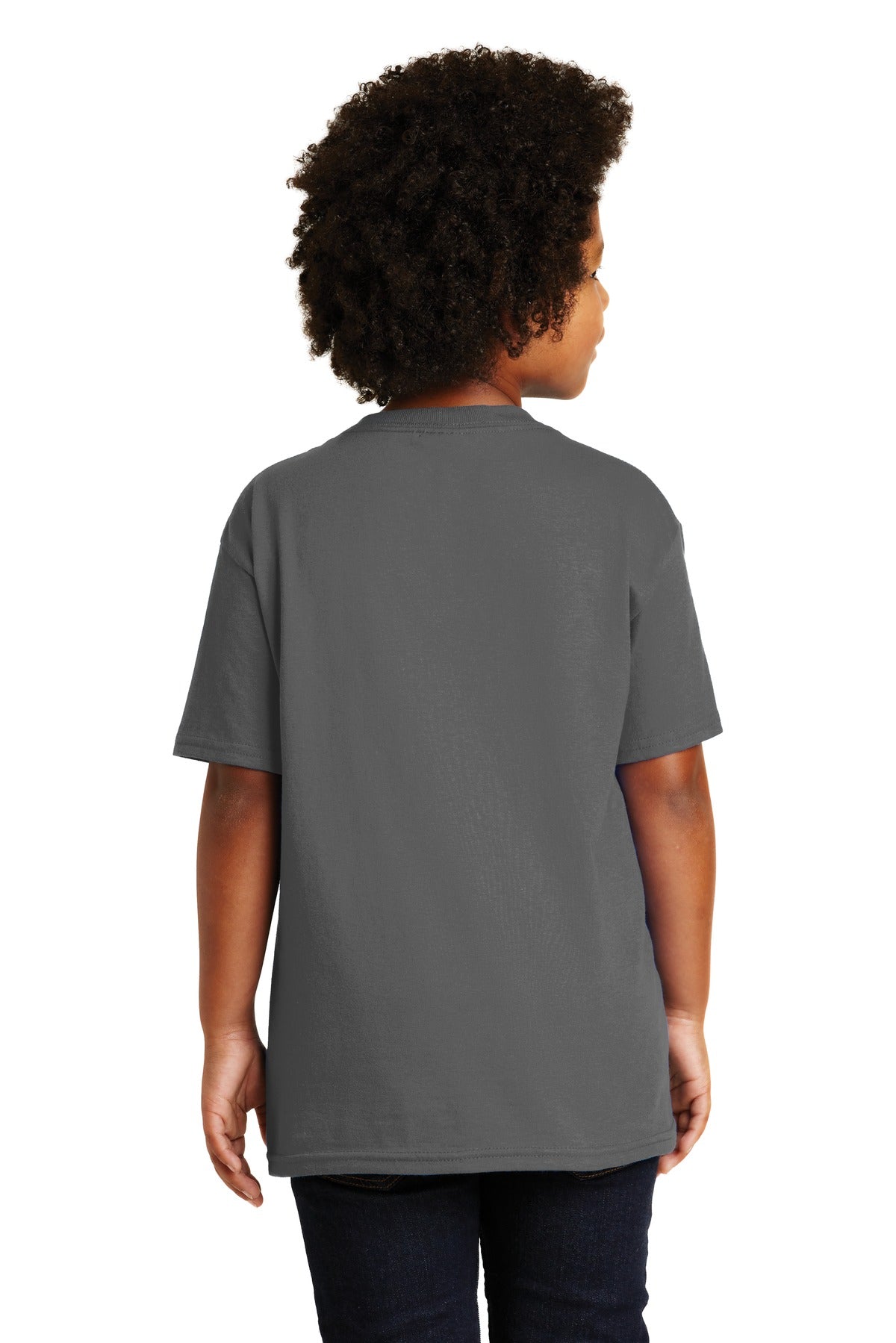 Gildan® - Youth Ultra Cotton®100% US Cotton T-Shirt. 2000B [Charcoal] - DFW Impression