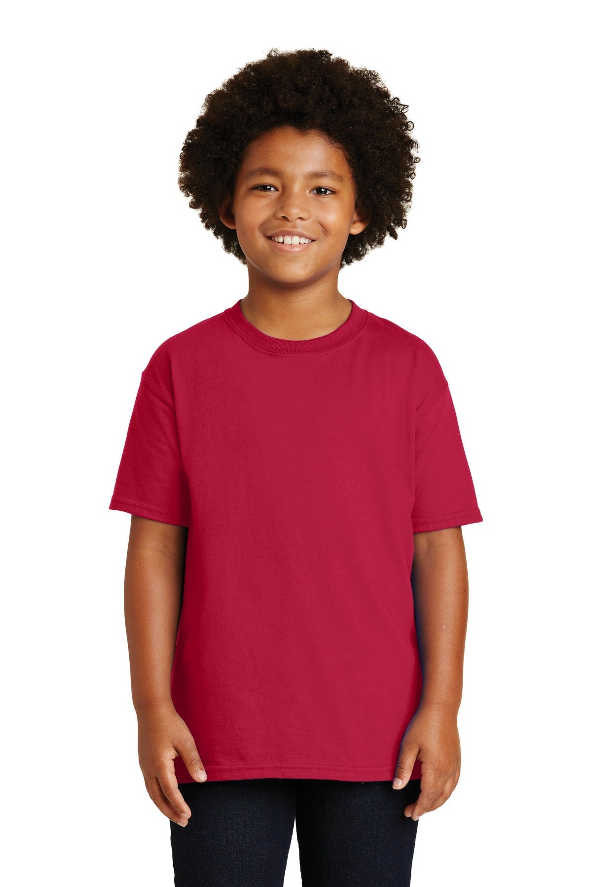 Gildan® - Youth Ultra Cotton®100% US Cotton T-Shirt. 2000B [Cherry Red] - DFW Impression