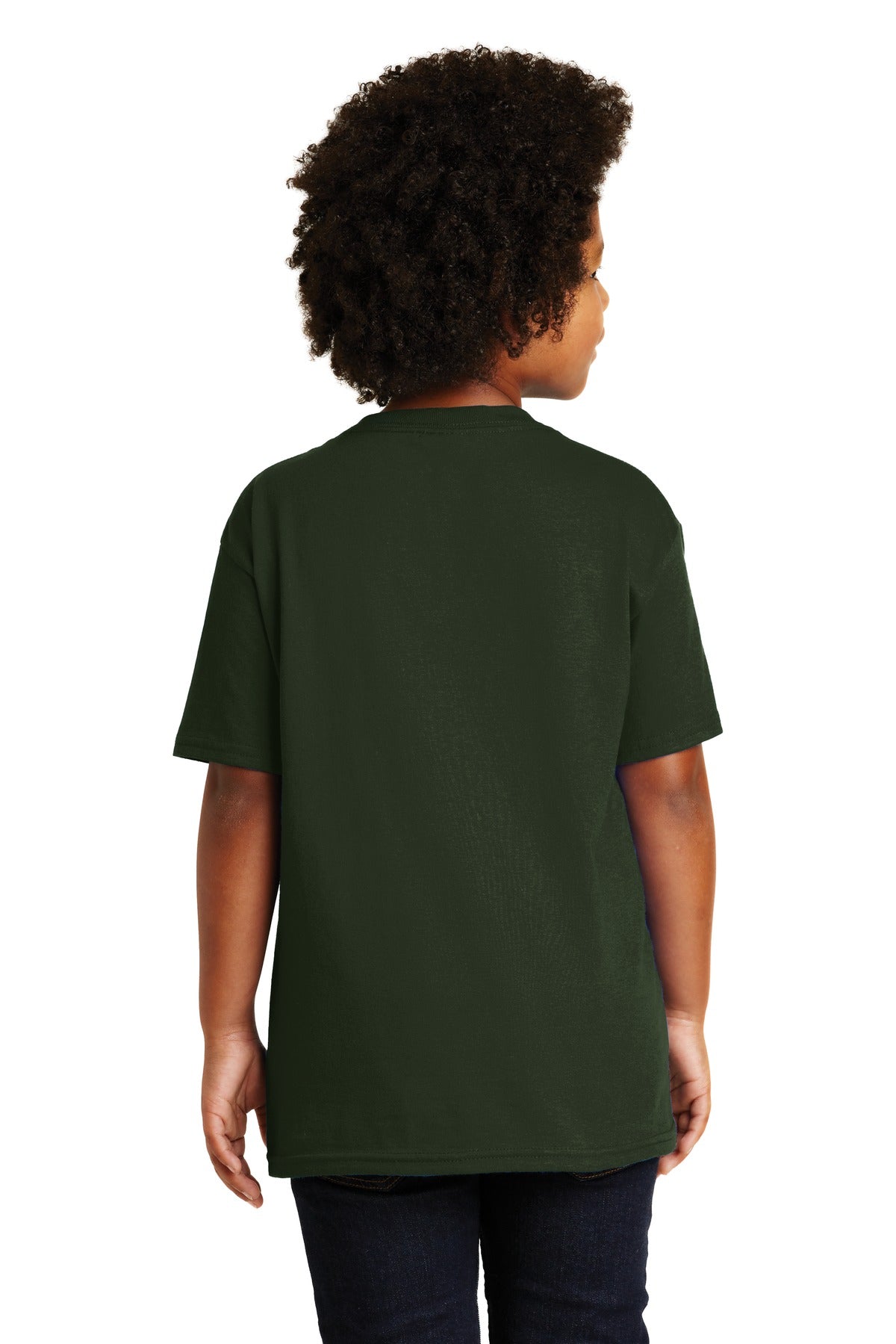 Gildan® - Youth Ultra Cotton®100% US Cotton T-Shirt. 2000B [Forest] - DFW Impression
