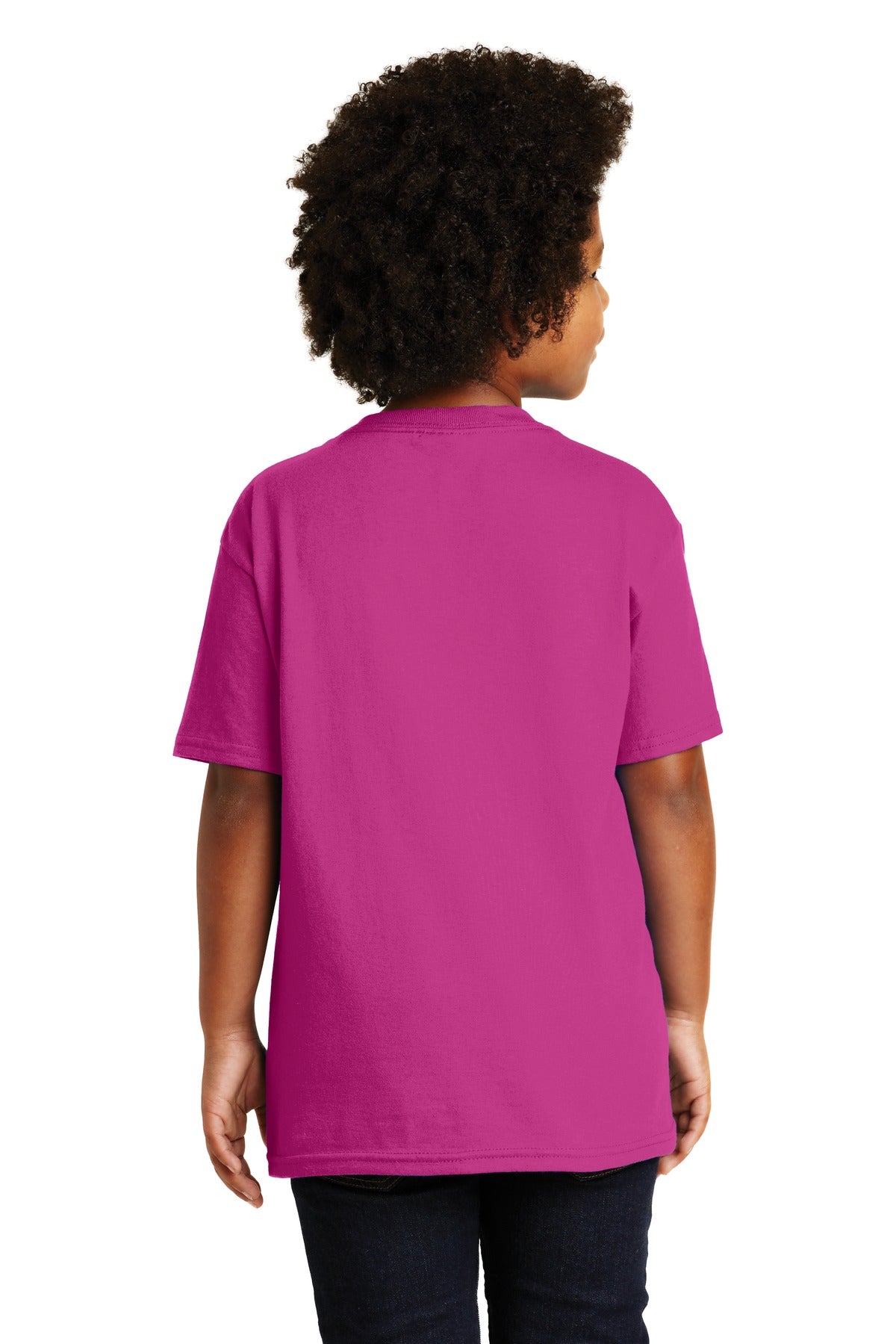 Gildan® - Youth Ultra Cotton®100% US Cotton T-Shirt. 2000B [Heliconia] - DFW Impression