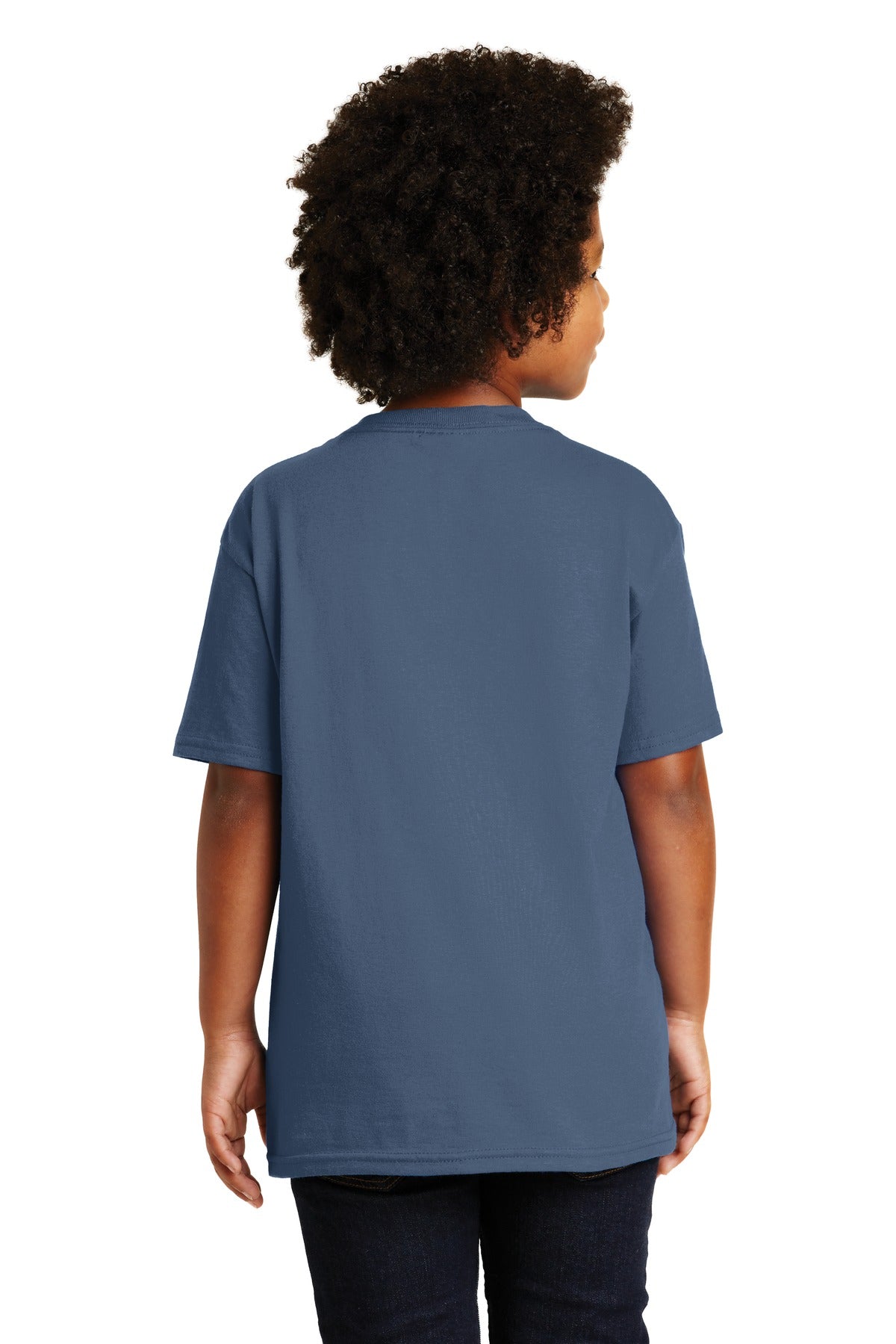 Gildan® - Youth Ultra Cotton®100% US Cotton T-Shirt. 2000B [Indigo Blue] - DFW Impression