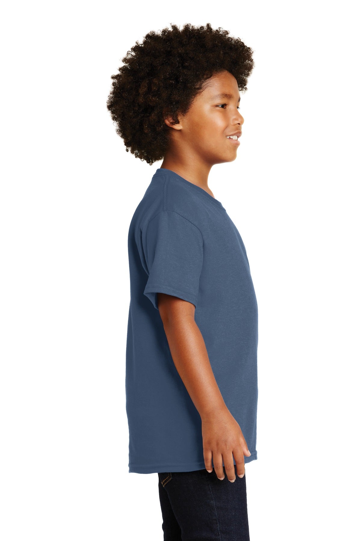 Gildan® - Youth Ultra Cotton®100% US Cotton T-Shirt. 2000B [Indigo Blue] - DFW Impression