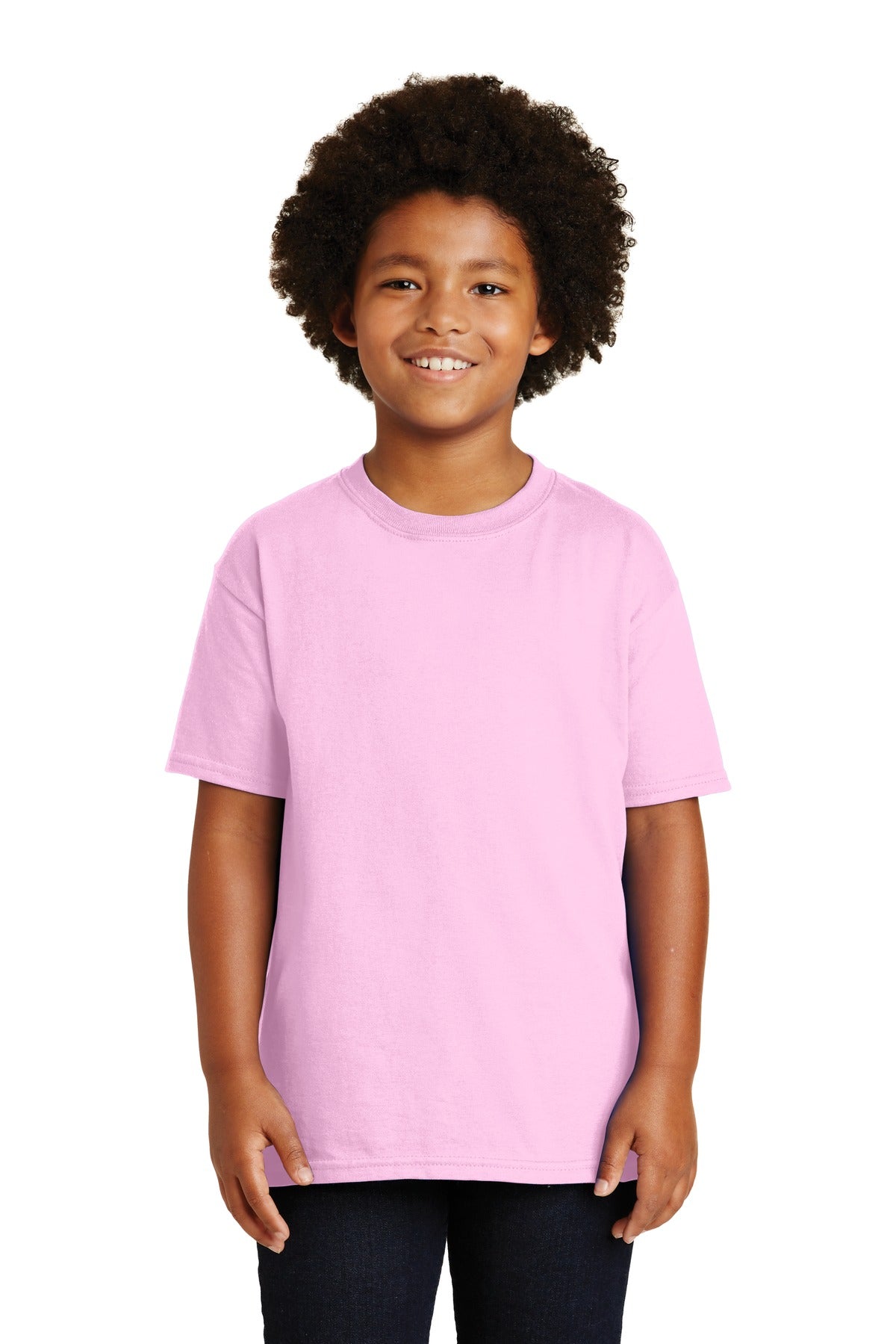 Gildan® - Youth Ultra Cotton®100% US Cotton T-Shirt. 2000B [Light Pink] - DFW Impression