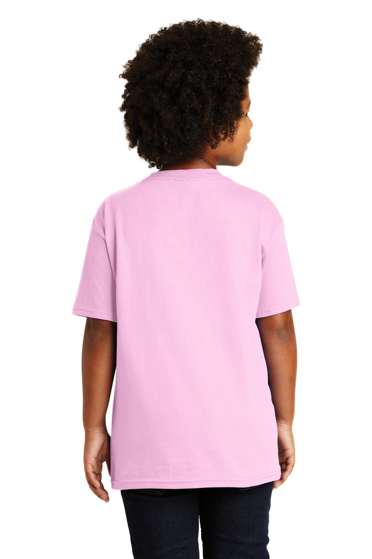 Gildan® - Youth Ultra Cotton®100% US Cotton T-Shirt. 2000B [Light Pink] - DFW Impression