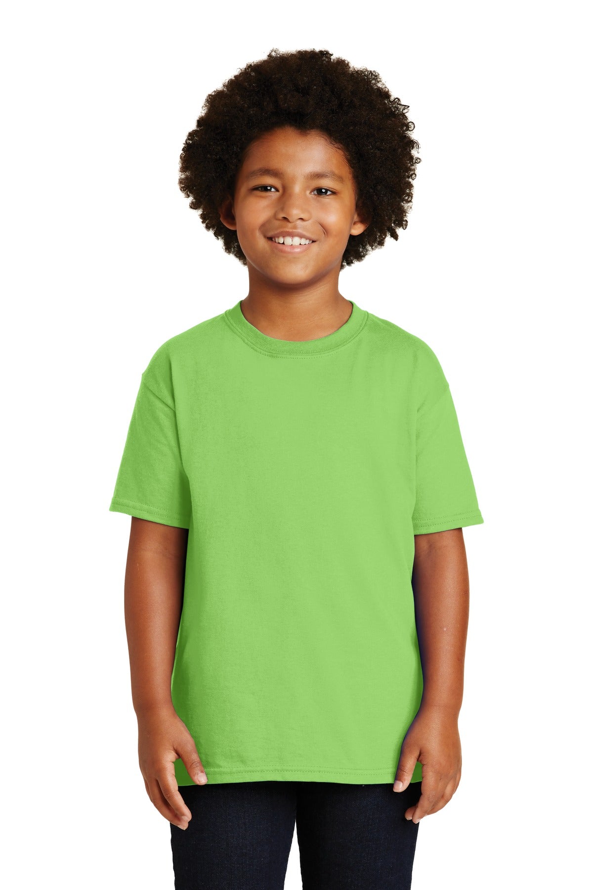 Gildan® - Youth Ultra Cotton®100% US Cotton T-Shirt. 2000B [Lime] - DFW Impression
