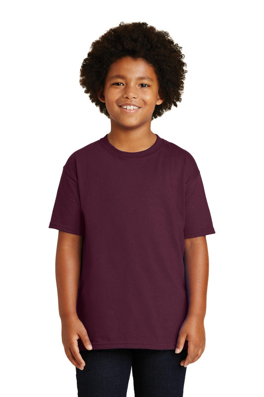 Gildan® - Youth Ultra Cotton®100% US Cotton T-Shirt. 2000B [Maroon] - DFW Impression