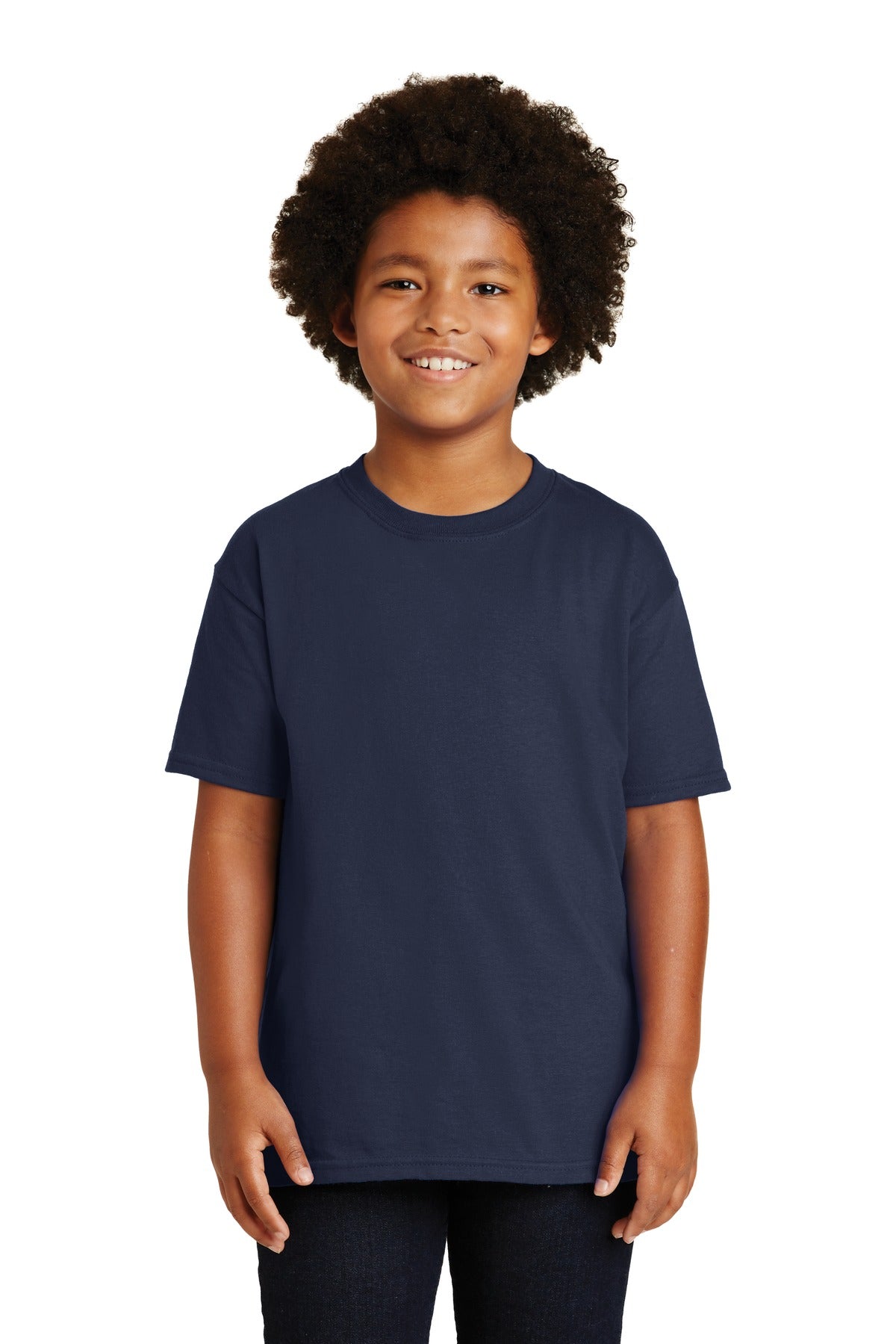Gildan® - Youth Ultra Cotton®100% US Cotton T-Shirt. 2000B [Navy] - DFW Impression