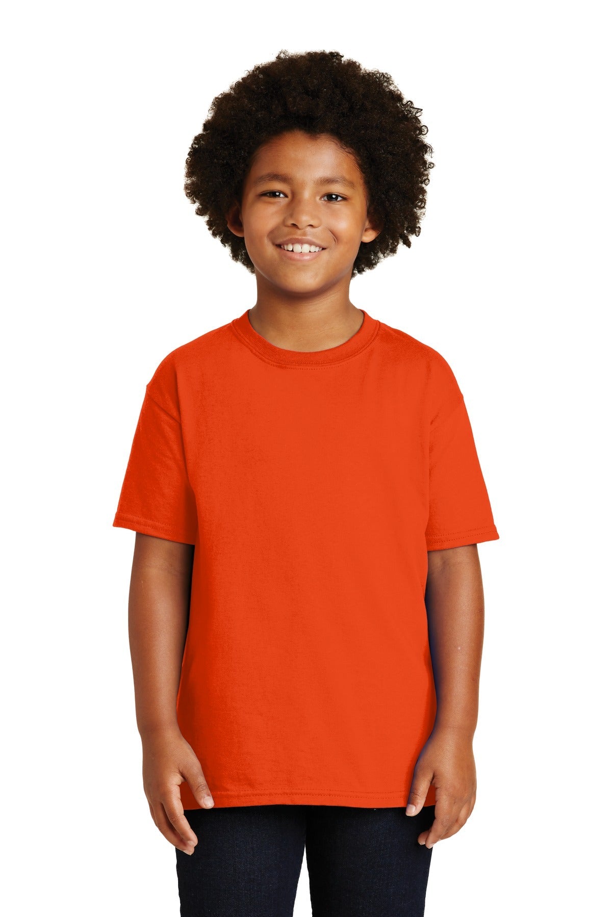 Gildan® - Youth Ultra Cotton®100% US Cotton T-Shirt. 2000B [Orange] - DFW Impression