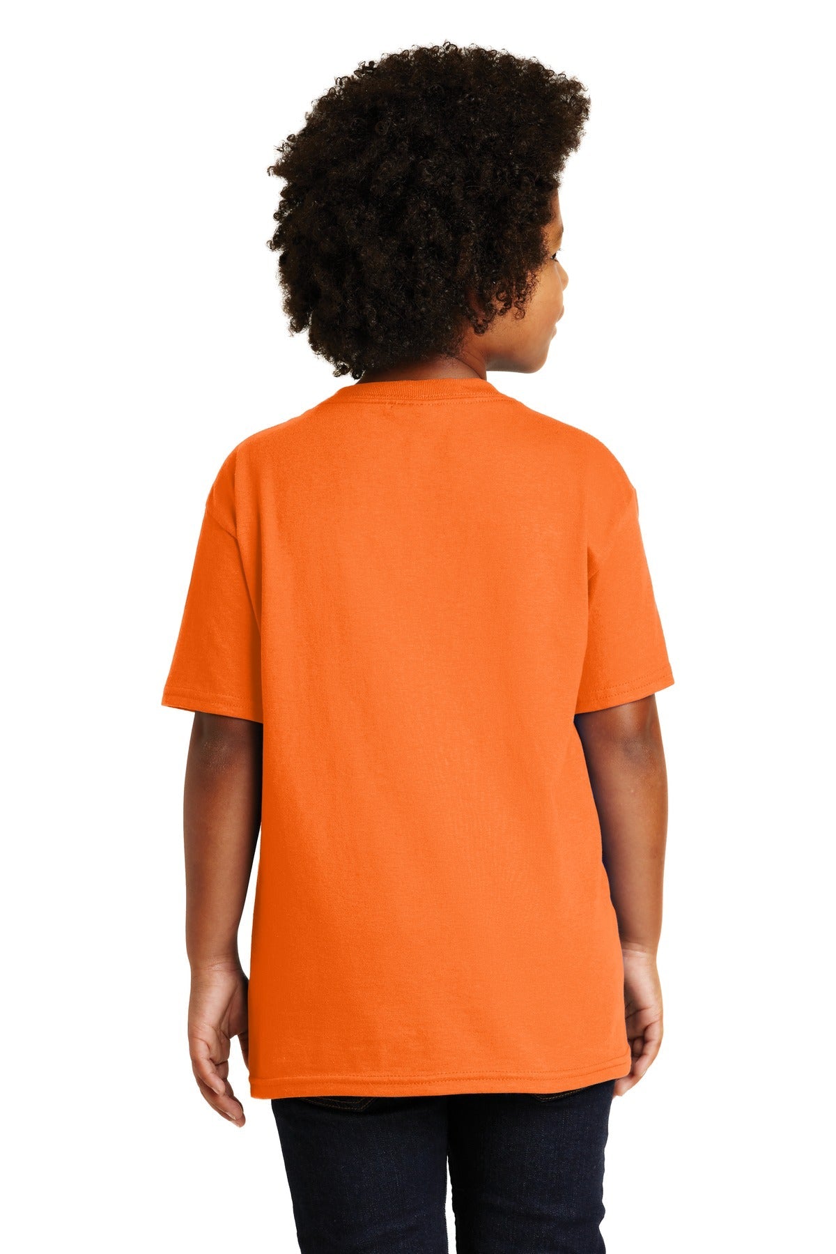 Gildan® - Youth Ultra Cotton®100% US Cotton T-Shirt. 2000B [S. Orange] - DFW Impression