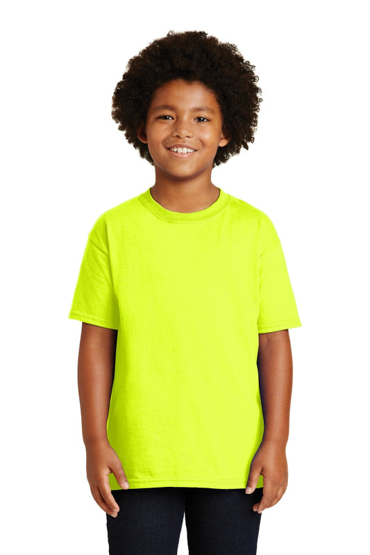 Gildan® - Youth Ultra Cotton®100% US Cotton T-Shirt. 2000B [Safety Green] - DFW Impression