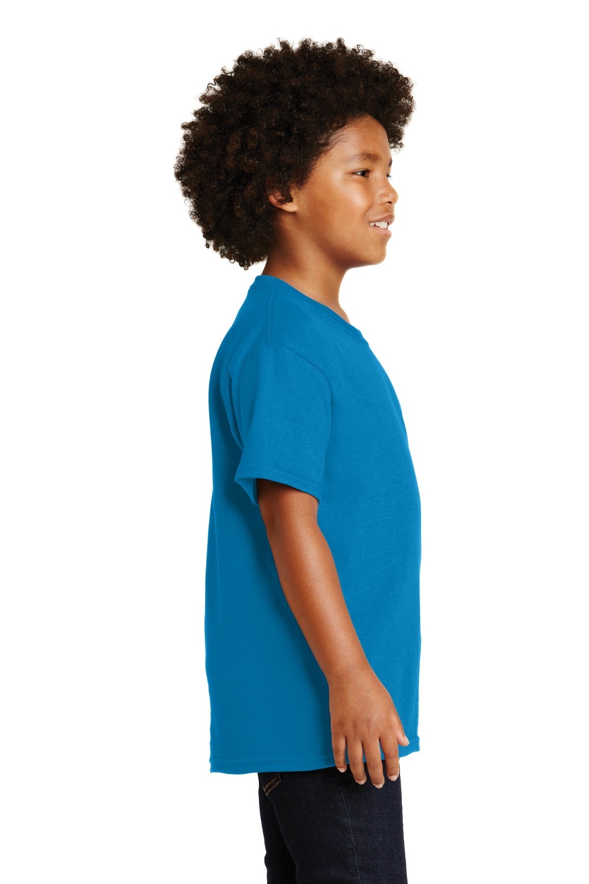 Gildan® - Youth Ultra Cotton®100% US Cotton T-Shirt. 2000B [Sapphire] - DFW Impression