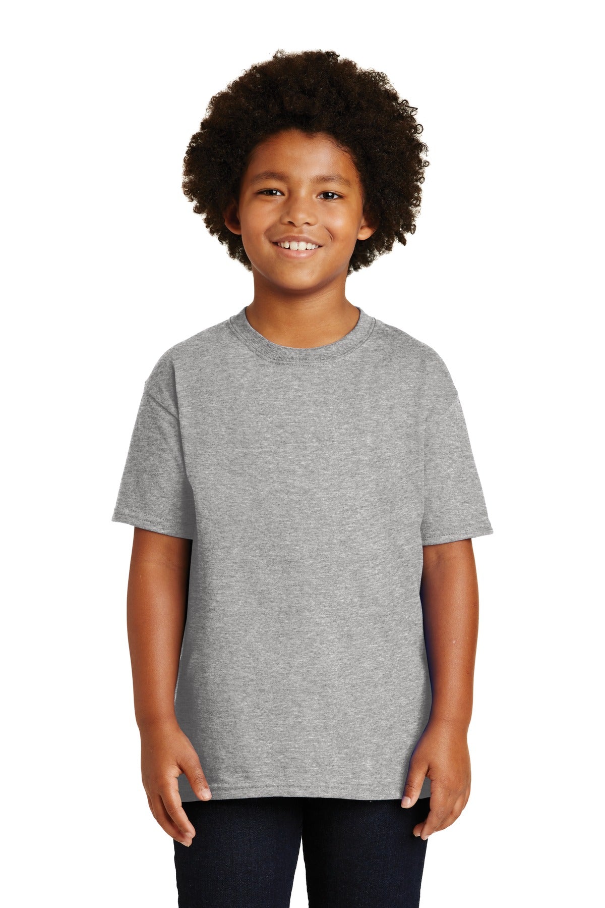 Gildan® - Youth Ultra Cotton®100% US Cotton T-Shirt. 2000B [Sport Grey] - DFW Impression