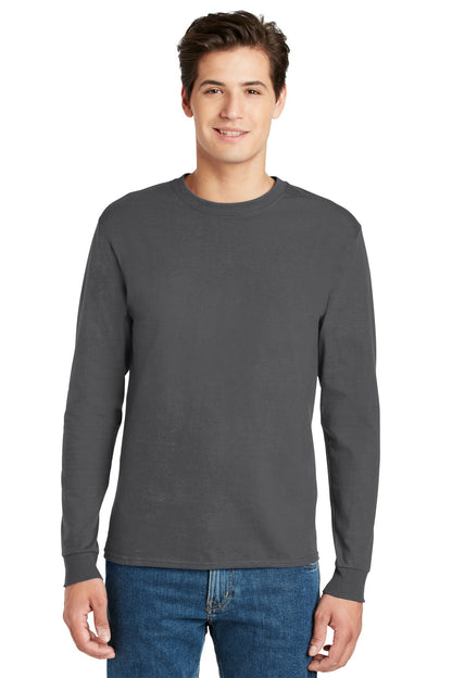 Hanes® - Authentic 100% Cotton Long Sleeve T-Shirt. 5586 [Smoke Grey] - DFW Impression