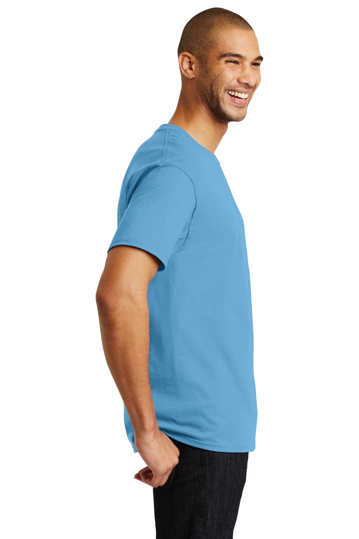Hanes® - Authentic 100% Cotton T-Shirt. 5250 [Aquatic Blue] - DFW Impression