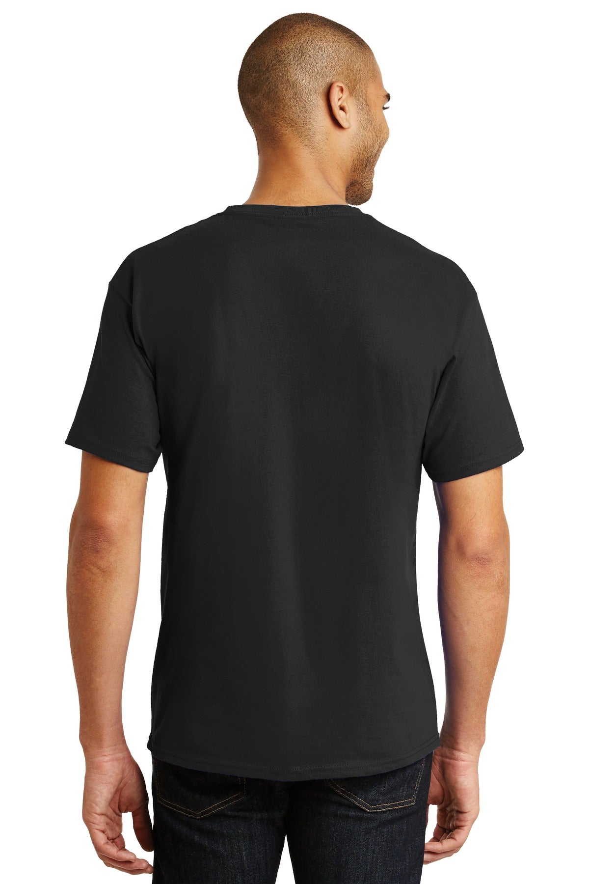 Hanes® - Authentic 100% Cotton T-Shirt. 5250 [Black] - DFW Impression