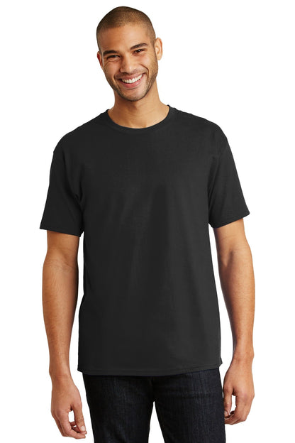 Hanes® - Authentic 100% Cotton T-Shirt. 5250 [Black] - DFW Impression