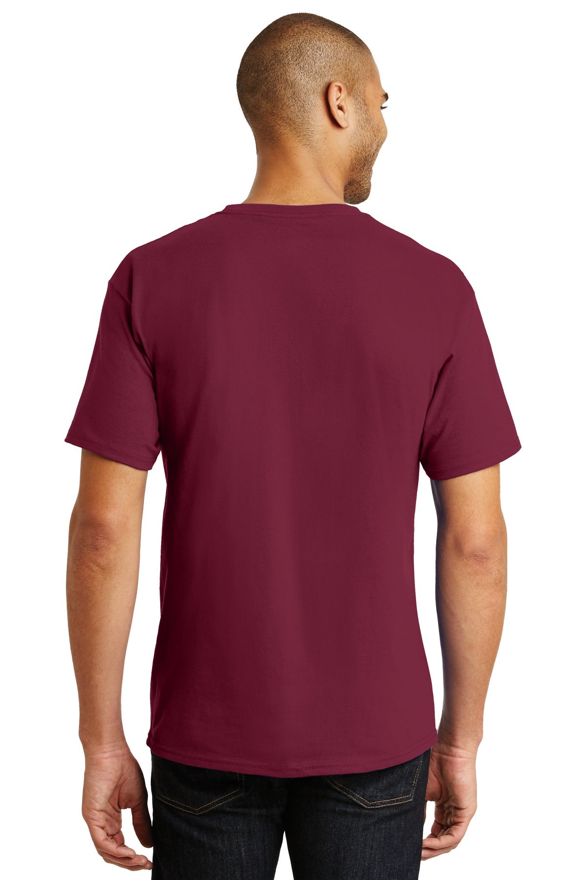 Hanes® - Authentic 100% Cotton T-Shirt. 5250 [Cardinal] - DFW Impression