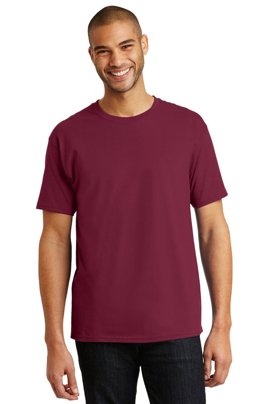 Hanes® - Authentic 100% Cotton T-Shirt. 5250 [Cardinal] - DFW Impression