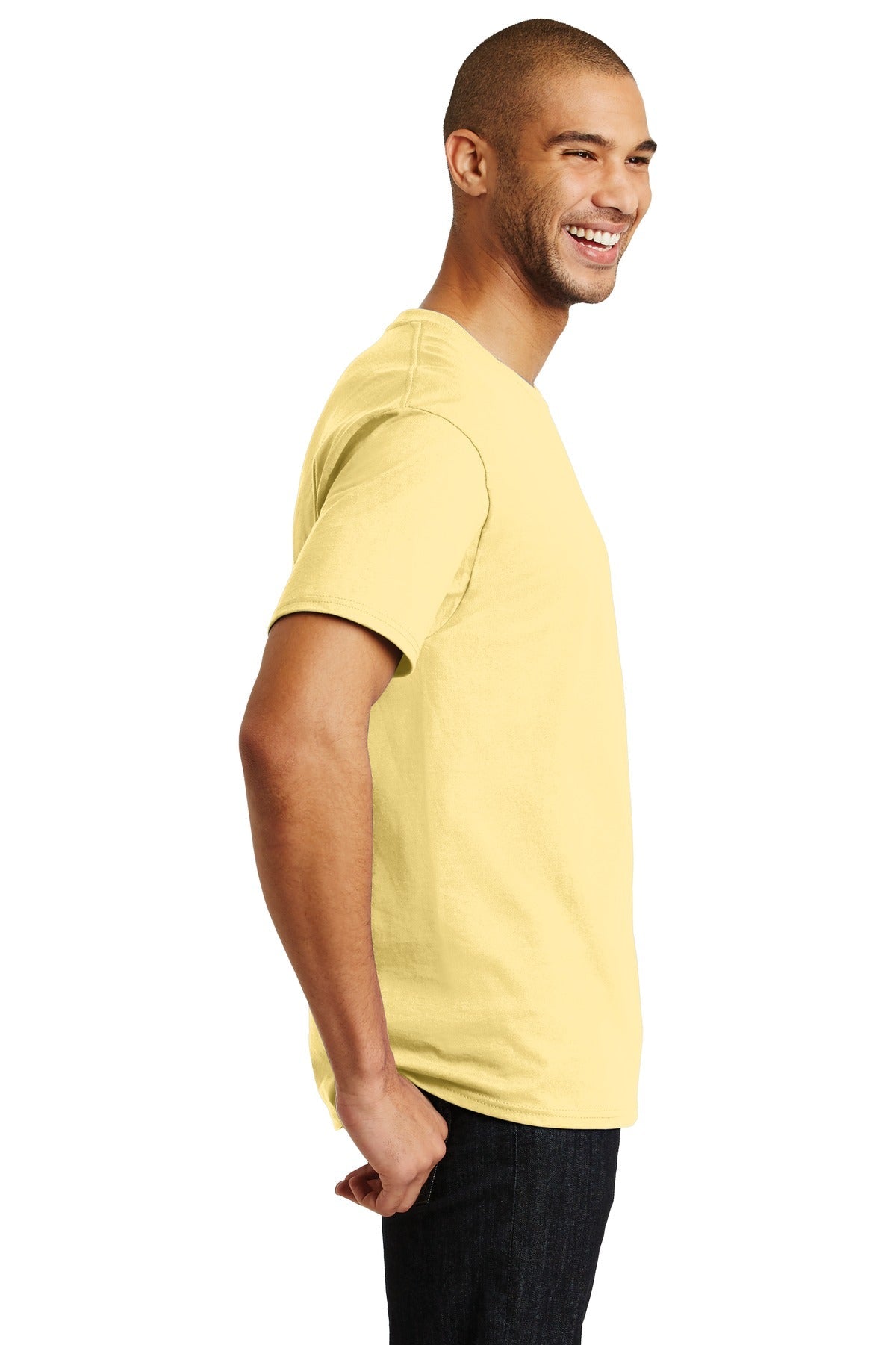 Hanes® - Authentic 100% Cotton T-Shirt. 5250 [Daffodil Yellow] - DFW Impression