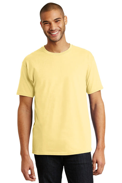 Hanes® - Authentic 100% Cotton T-Shirt. 5250 [Daffodil Yellow] - DFW Impression