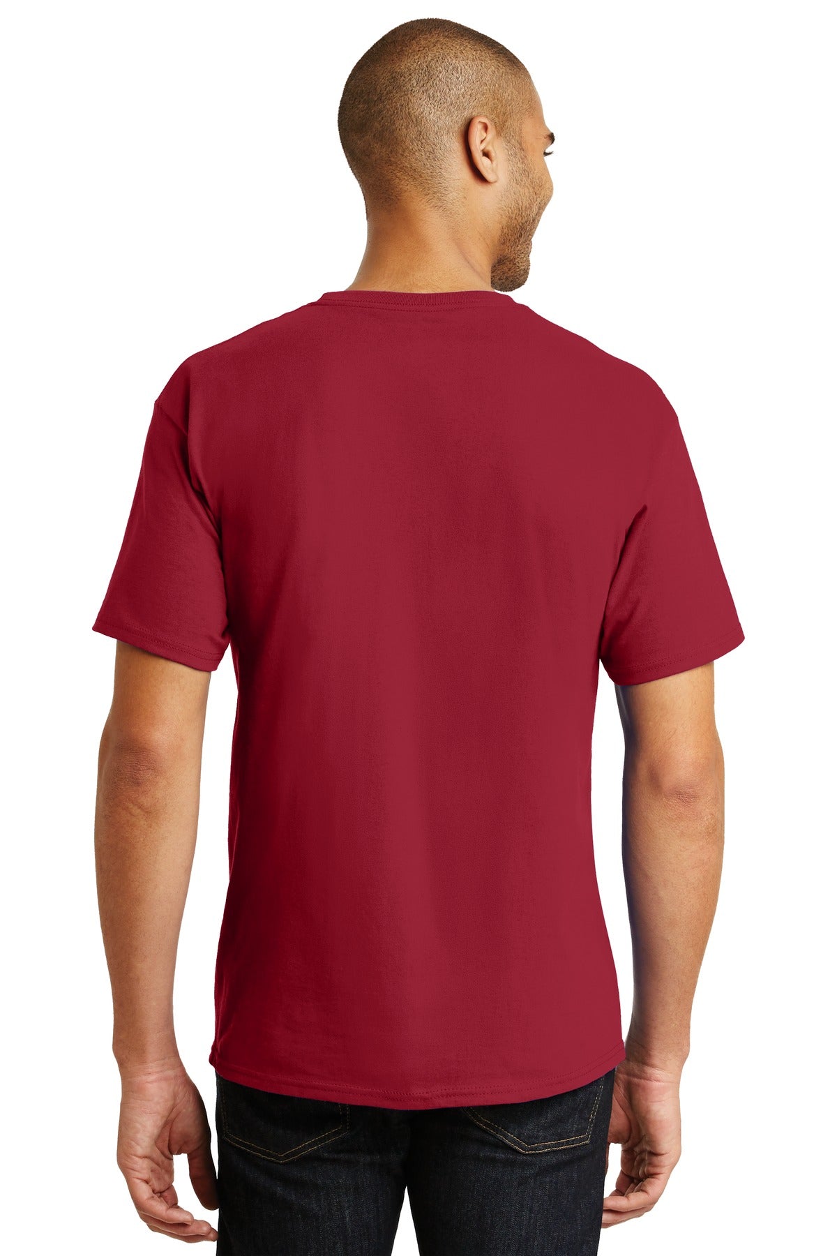 Hanes® - Authentic 100% Cotton T-Shirt. 5250 [Deep Red] - DFW Impression