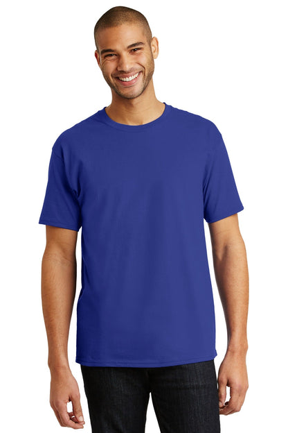 Hanes® - Authentic 100% Cotton T-Shirt. 5250 [Deep Royal] - DFW Impression