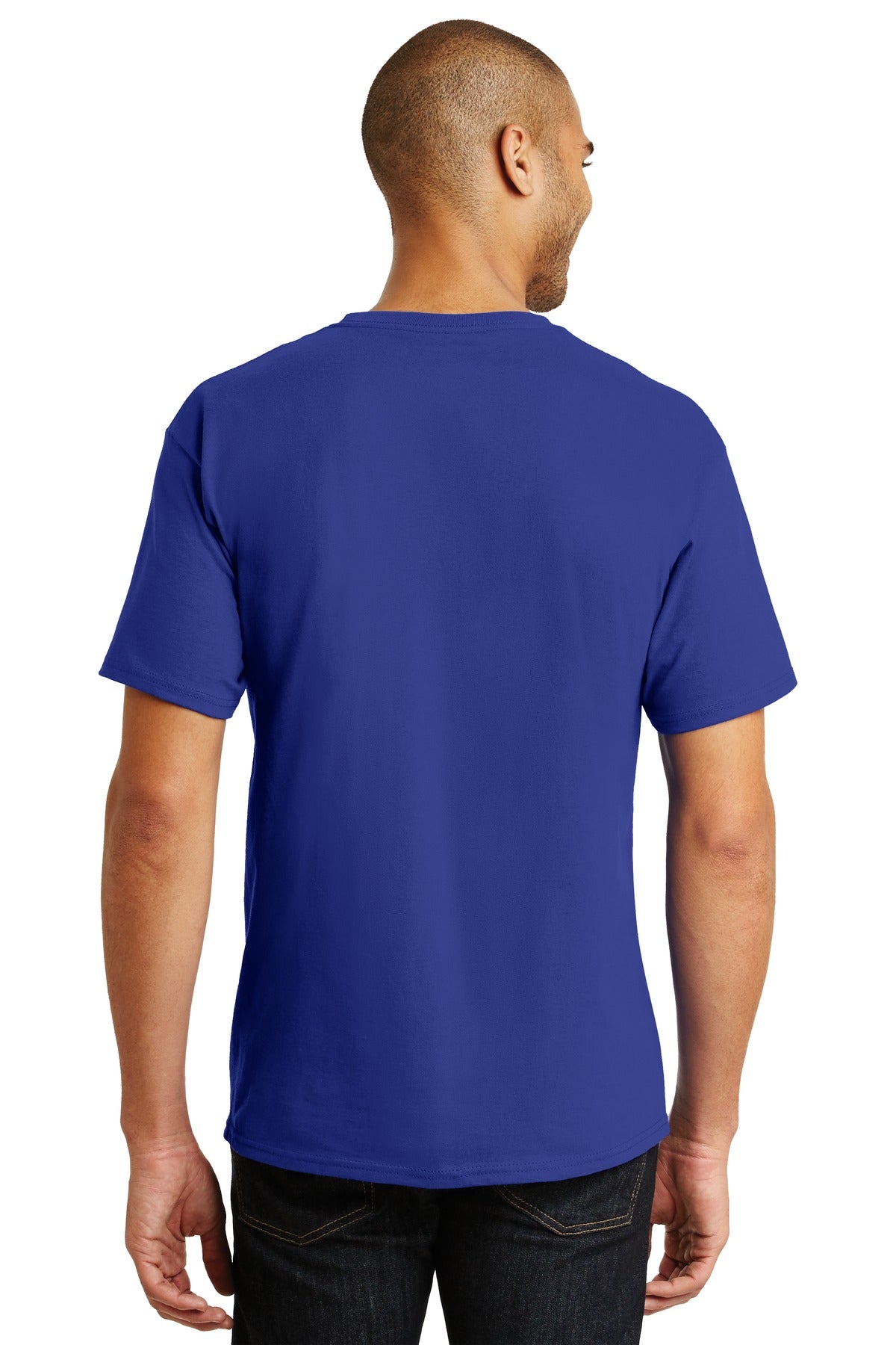 Hanes® - Authentic 100% Cotton T-Shirt. 5250 [Deep Royal] - DFW Impression