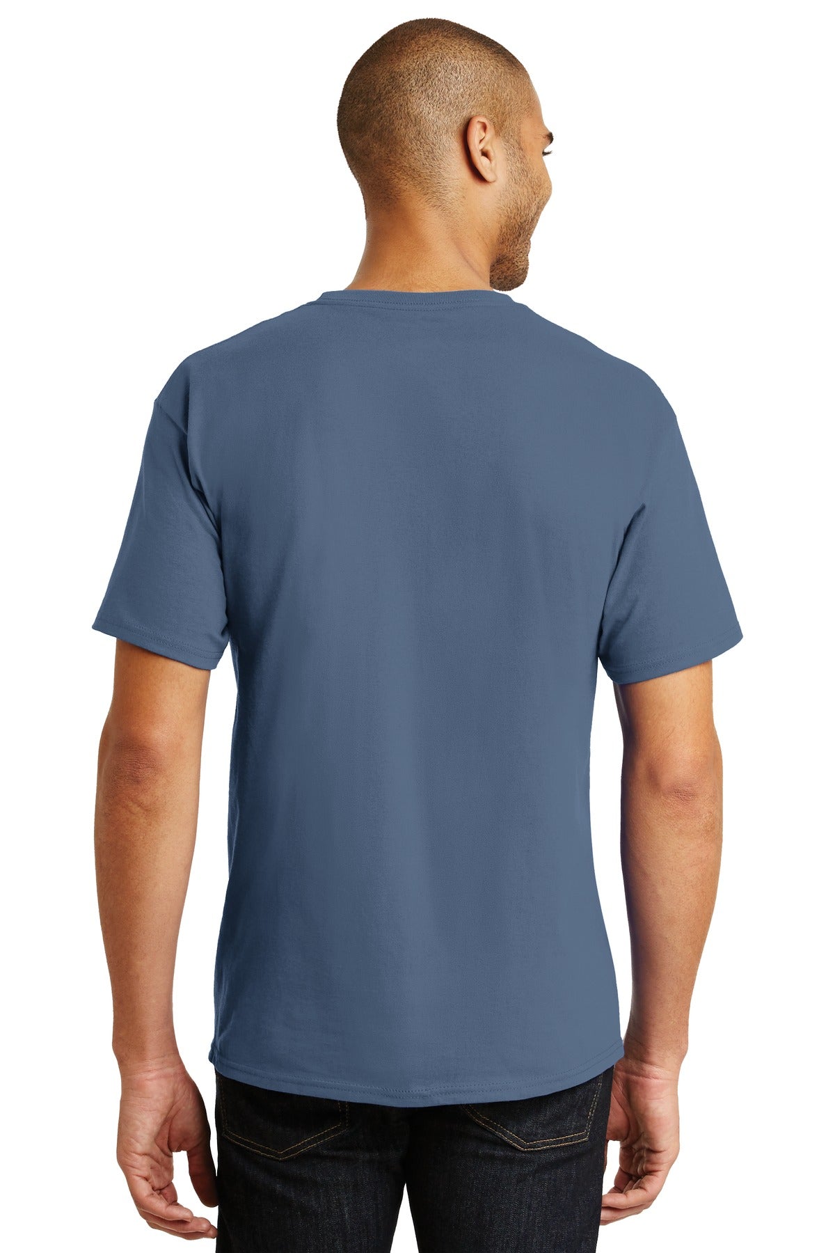 Hanes® - Authentic 100% Cotton T-Shirt. 5250 [Denim Blue] - DFW Impression