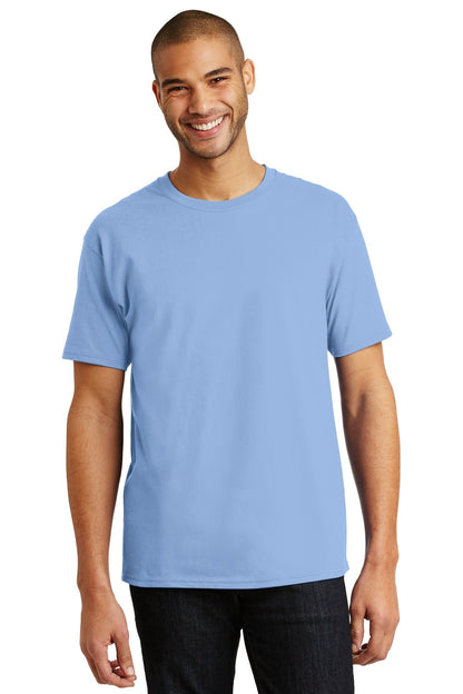 Hanes® - Authentic 100% Cotton T-Shirt. 5250 [Light Blue] - DFW Impression