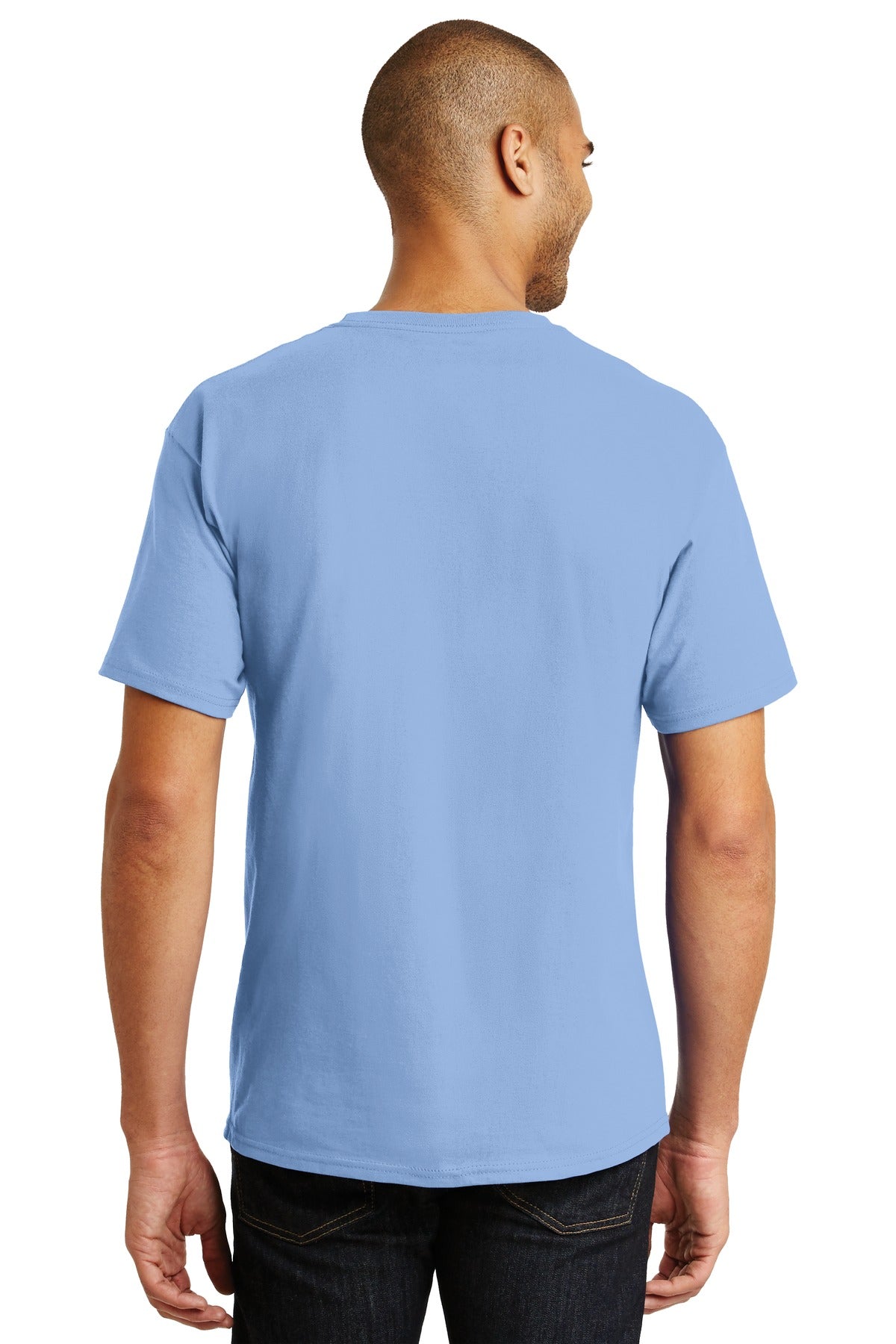 Hanes® - Authentic 100% Cotton T-Shirt. 5250 [Light Blue] - DFW Impression