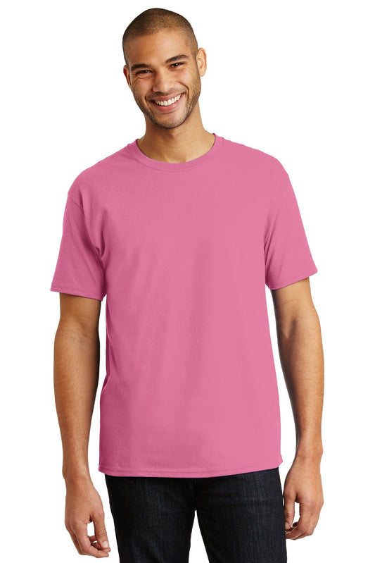 Hanes® - Authentic 100% Cotton T-Shirt. 5250 [Pink] - DFW Impression