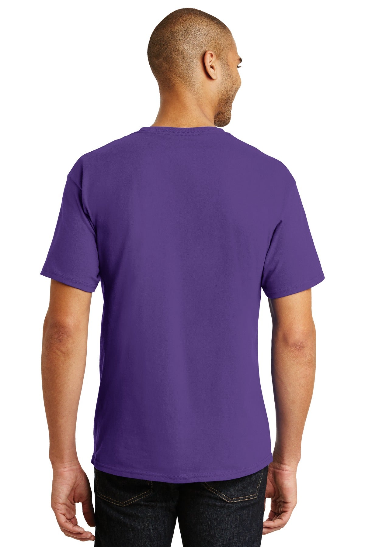 Hanes® - Authentic 100% Cotton T-Shirt. 5250 [Purple] - DFW Impression