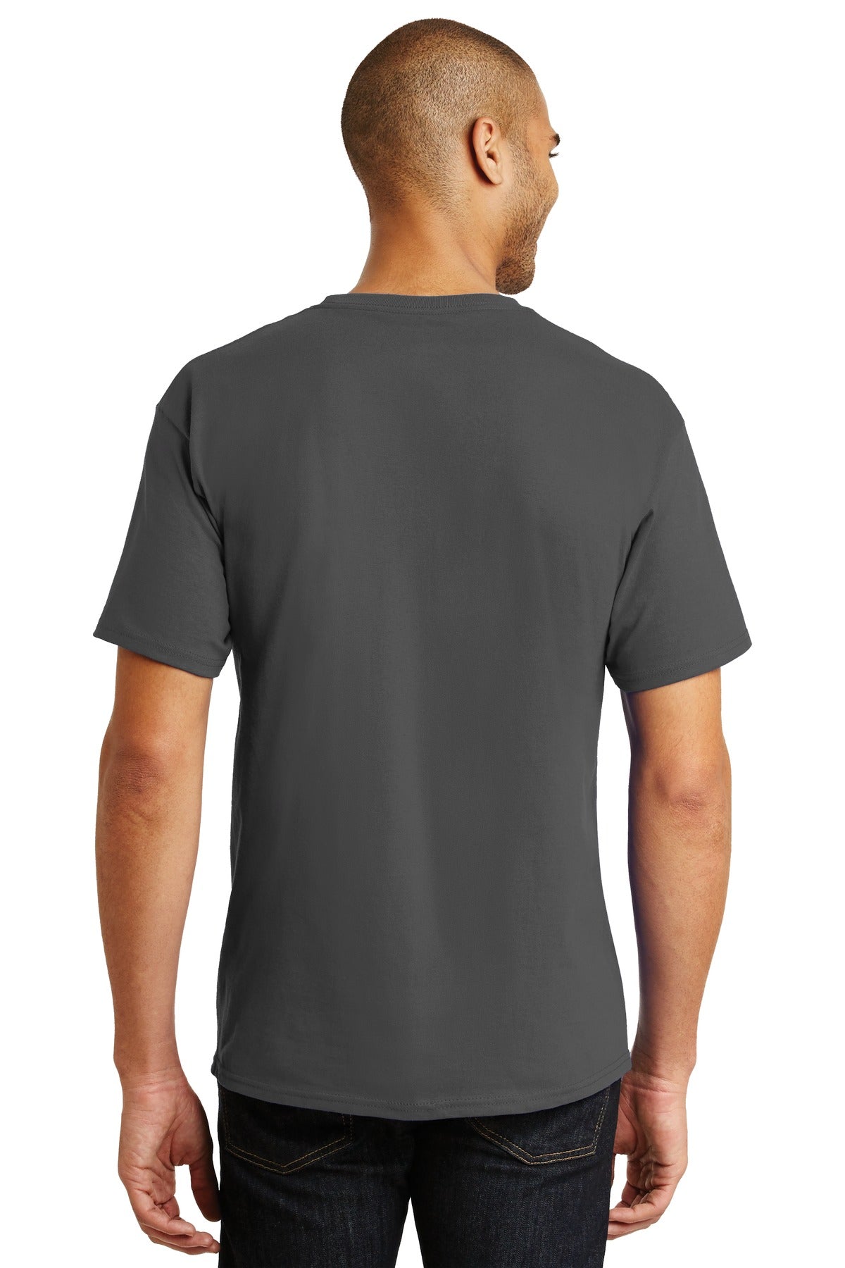 Hanes® - Authentic 100% Cotton T-Shirt. 5250 [Smoke Grey] - DFW Impression