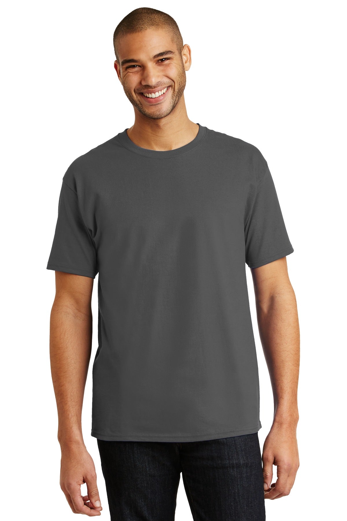 Hanes® - Authentic 100% Cotton T-Shirt. 5250 [Smoke Grey] - DFW Impression