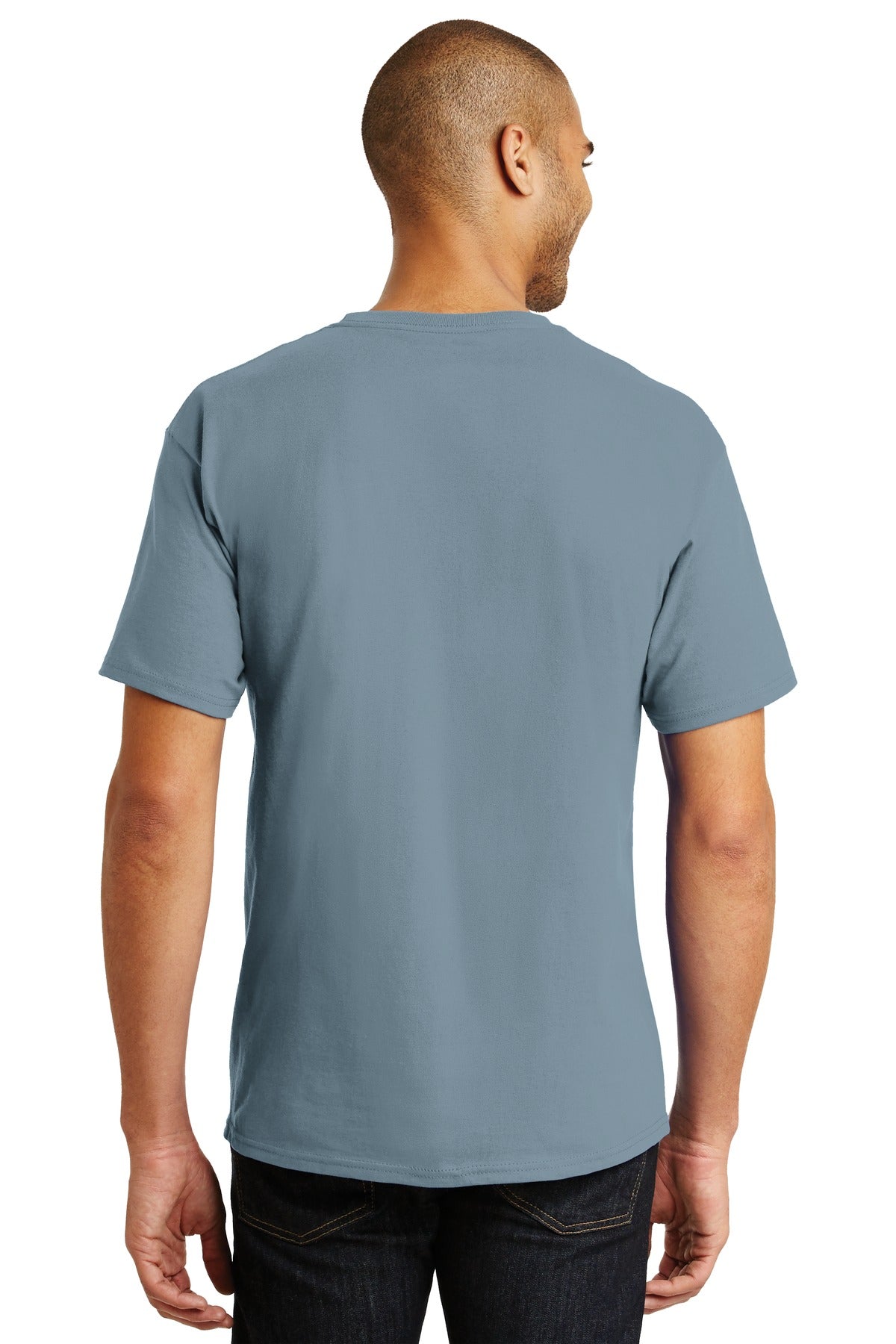 Hanes® - Authentic 100% Cotton T-Shirt. 5250 [Stonewashed Blue] - DFW Impression