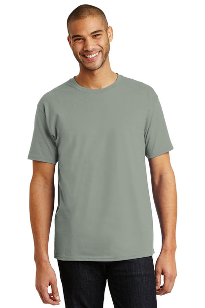 Hanes® - Authentic 100% Cotton T-Shirt. 5250 [Stonewashed Green] - DFW Impression