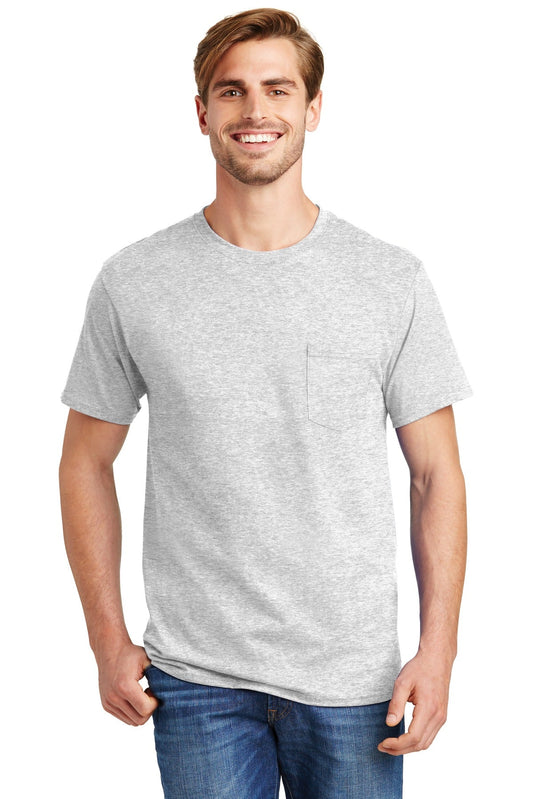 Hanes® - Authentic 100% Cotton T-Shirt with Pocket. 5590 - DFW Impression