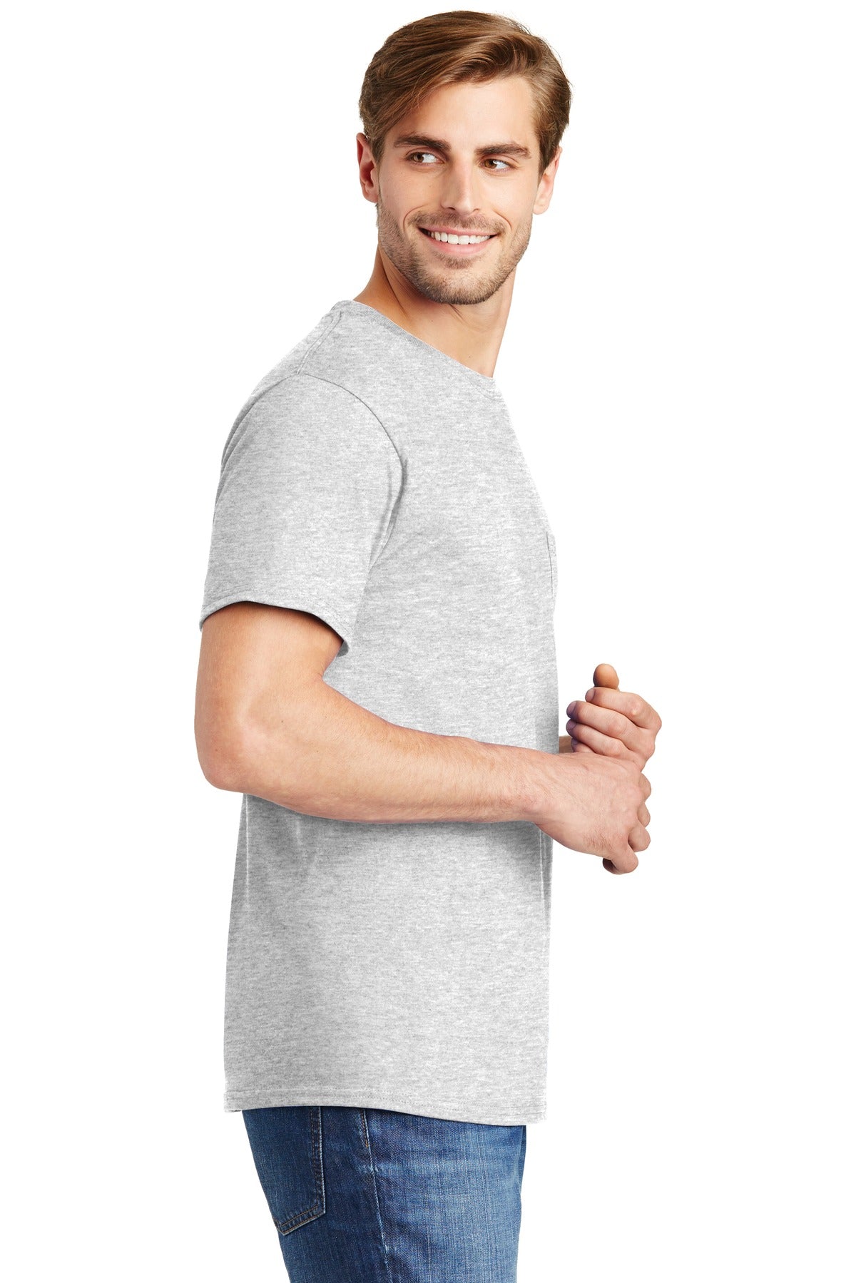 Hanes® - Authentic 100% Cotton T-Shirt with Pocket. 5590 - DFW Impression