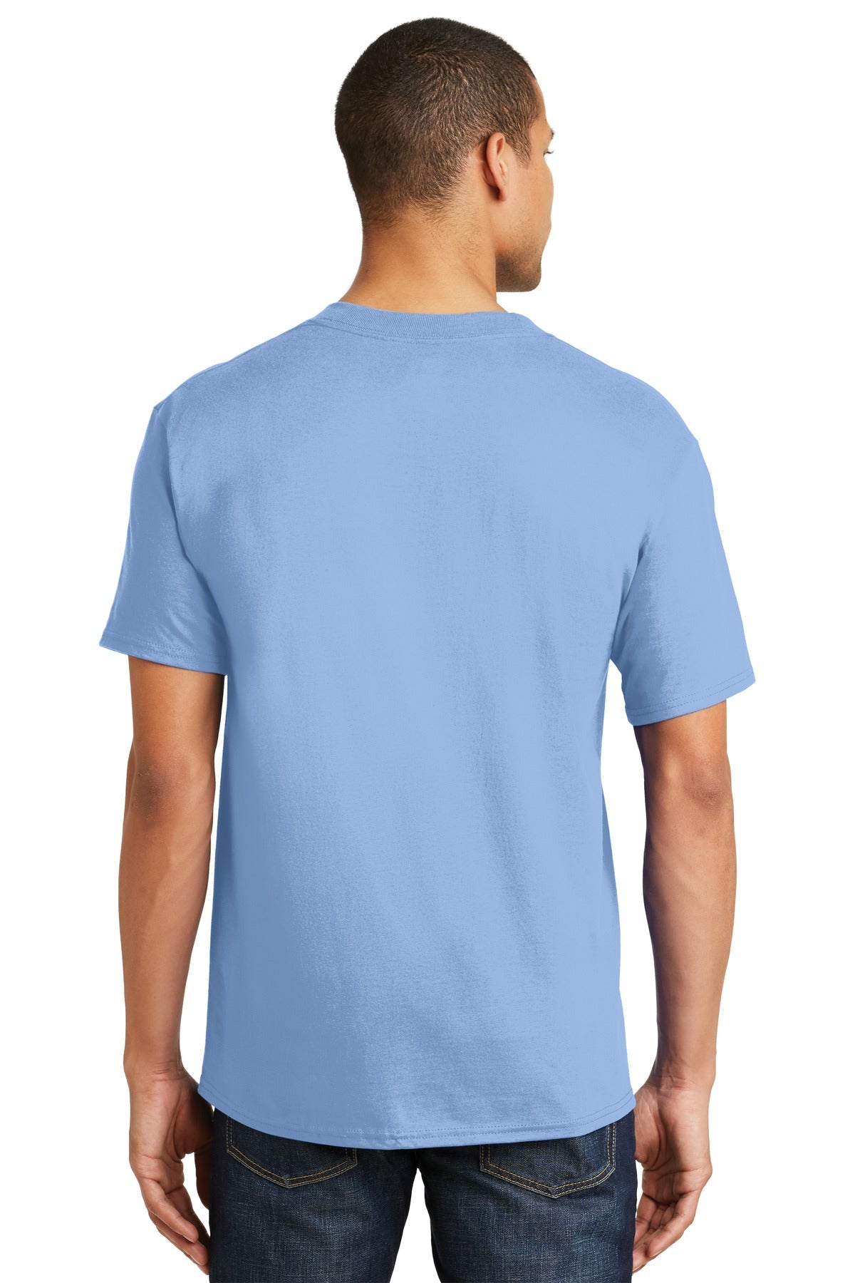 Hanes® Beefy-T® - 100% Cotton T-Shirt. 5180 [Light Blue] - DFW Impression