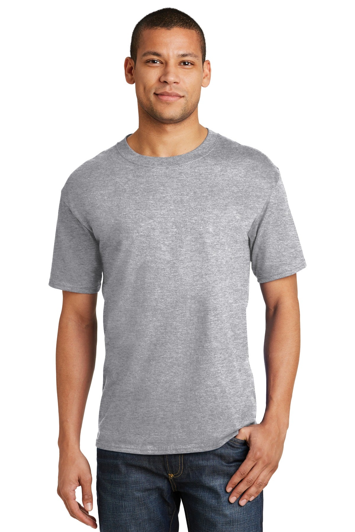 Hanes® Beefy-T® - 100% Cotton T-Shirt. 5180 [Light Steel] - DFW Impression