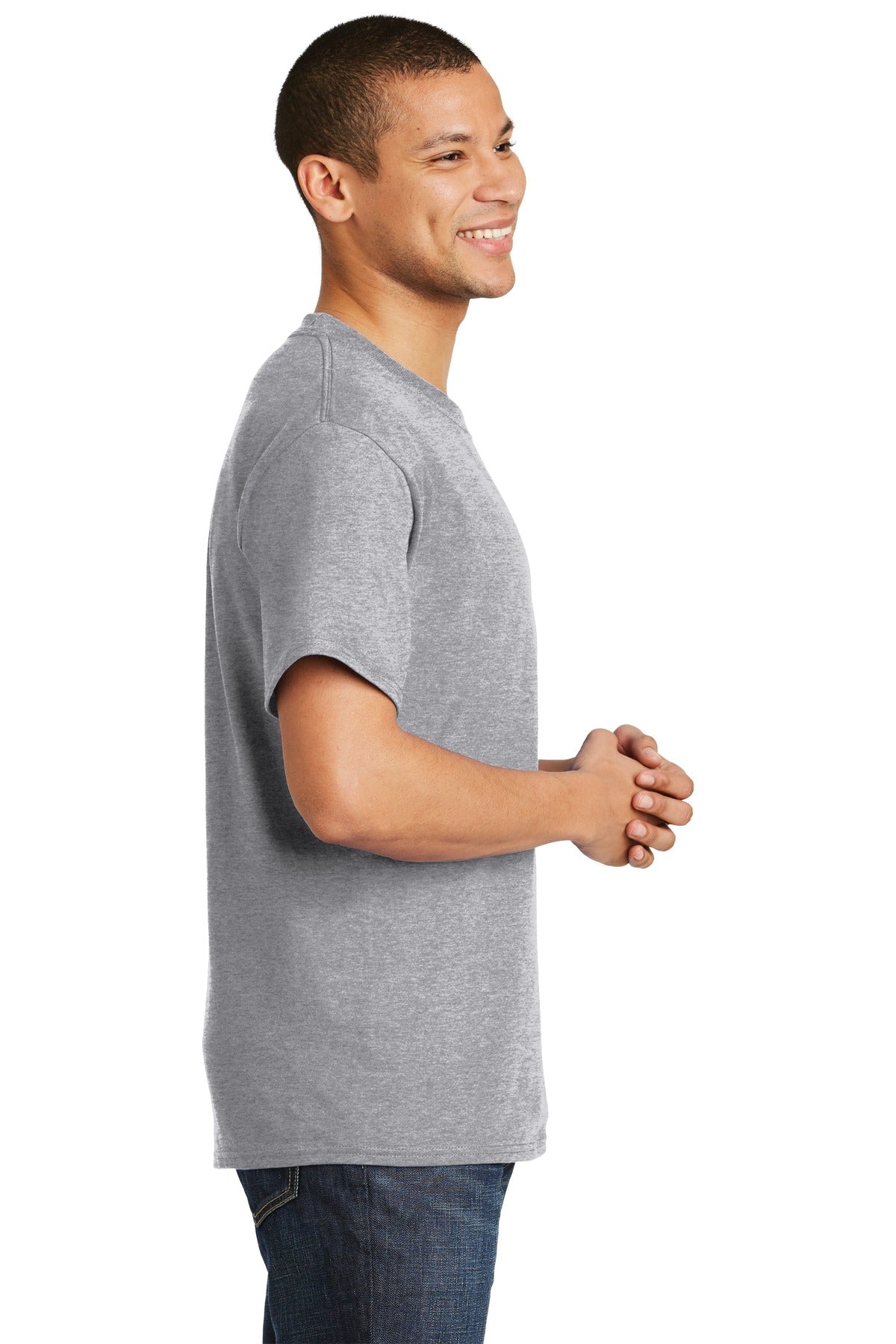 Hanes® Beefy-T® - 100% Cotton T-Shirt. 5180 [Light Steel] - DFW Impression