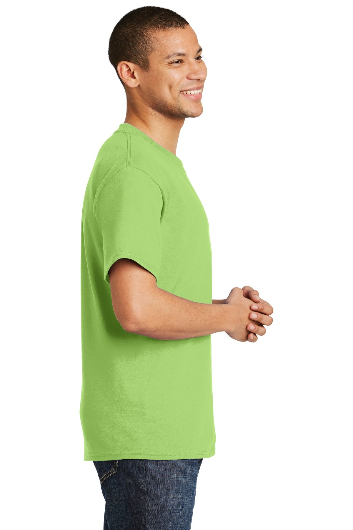 Hanes® Beefy-T® - 100% Cotton T-Shirt. 5180 [Lime] - DFW Impression