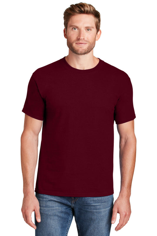 Hanes® Beefy-T® - 100% Cotton T-Shirt. 5180 [Maroon] - DFW Impression