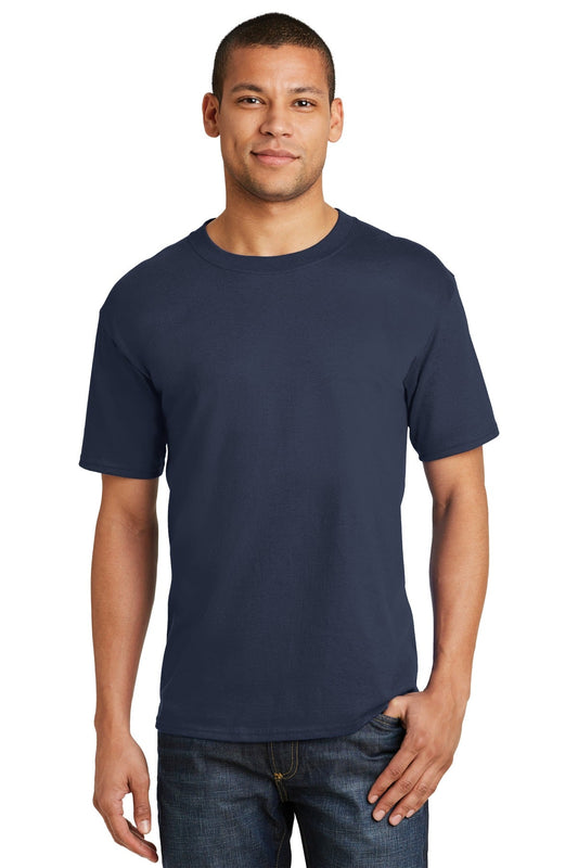 Hanes® Beefy-T® - 100% Cotton T-Shirt. 5180 [Navy] - DFW Impression