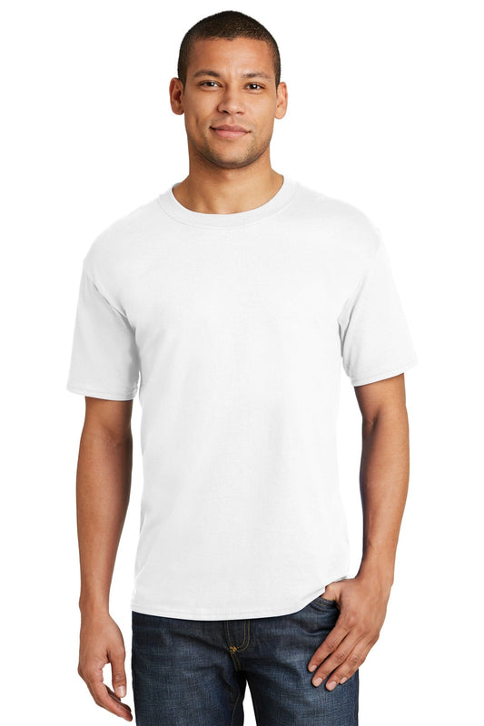 Hanes® Beefy-T® - 100% Cotton T-Shirt. 5180 [White] - DFW Impression